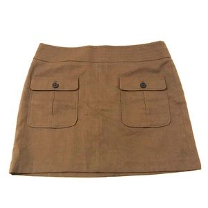 Loft Olive Two Front Pocket Skirt